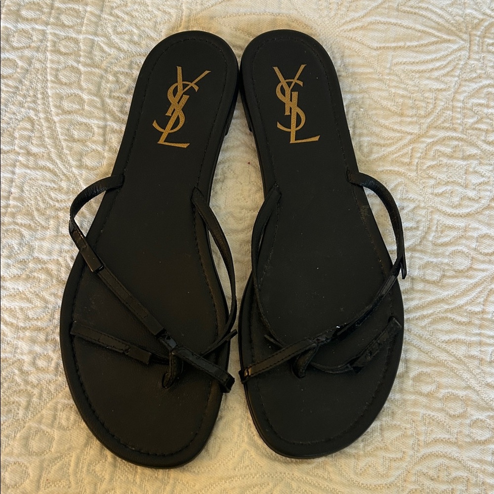 Yves Saint Laurent Black Women's Sandals